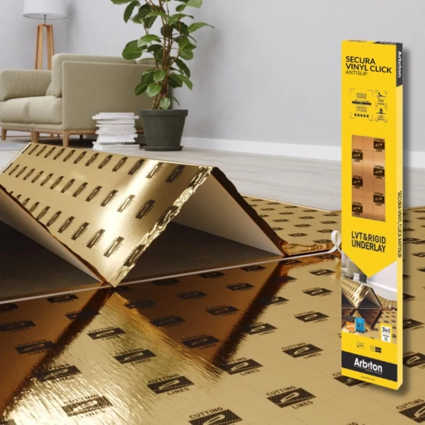 Podkład pod panele winylowe Arbiton Secura Vinyl Click Smart Antislip - 1.5 mm