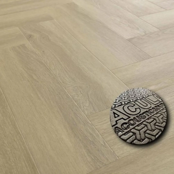 Panele winylowe jodełka z podkładem Arbiton Amaron Herringbone EIR Acoustic - Dąb Johannes - panele podłogowe na klik