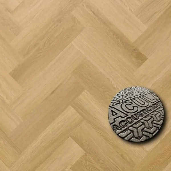 Panele winylowe jodełka z podkładem Arbiton Amaron Herringbone EIR Acoustic - Dąb Menor - panele podłogowe na klik