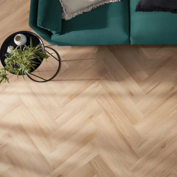 Panele winylowe jodełka z podkładem Arbiton Amaron Herringbone Acoustic - Dąb Harlow - panele podłogowe na klik