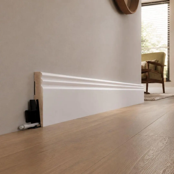 Listwa przypodłogowa MDF Arbiton PAINT IT - biały MP0802