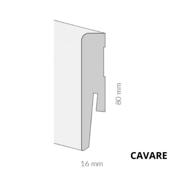 Listwa przypodłogowa MDF Arbiton CAVARE - Oslo ML0801