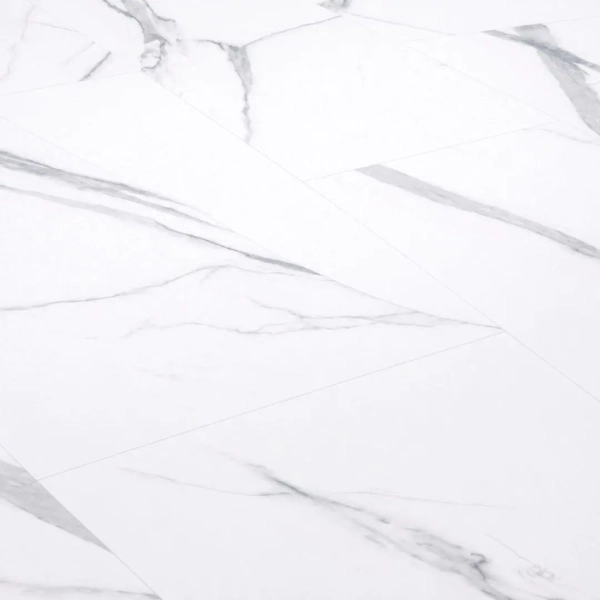 Płytki winylowe - Afirmax BiClick XXL Stone - Snow Carrara - 91,4 x 45,7 cm - panele podłogowe na klik