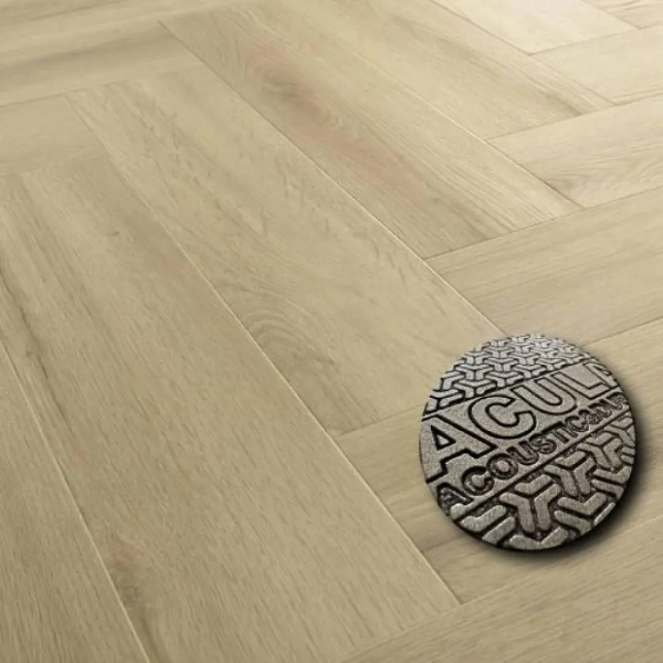 Panele winylowe jodełka z podkładem Arbiton Amaron Herringbone EIR Acoustic - Dąb Princeton - panele podłogowe na klik