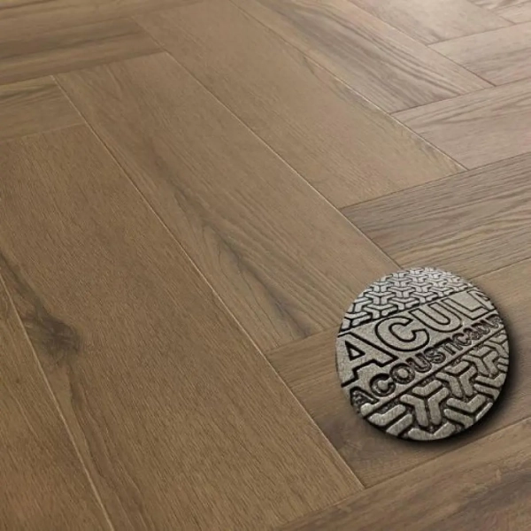 Panele winylowe jodełka z podkładem Arbiton Amaron Herringbone EIR Acoustic - Dąb Rochester - panele podłogowe na klik