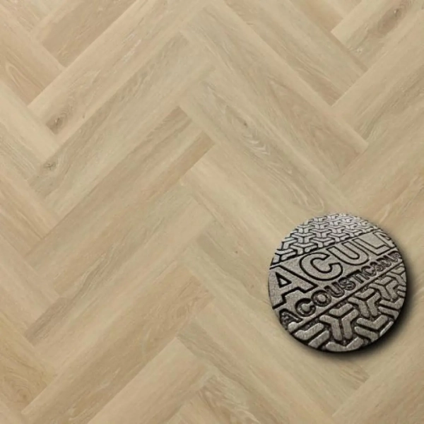 Panele winylowe jodełka z podkładem Arbiton Amaron Herringbone EIR Acoustic - Dąb Deventer - panele podłogowe na klik