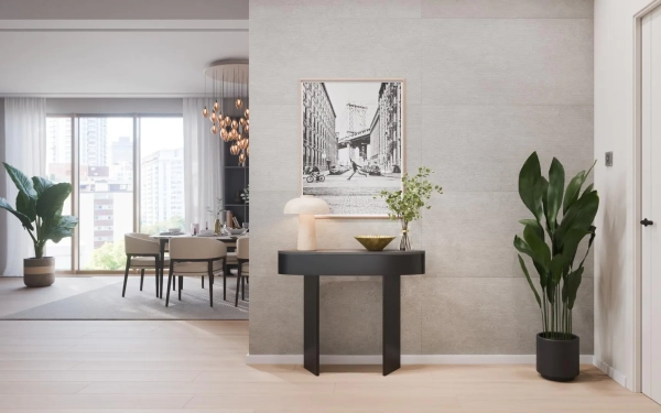 Panele ścienne SPC winylowe wodoodporne Modee Massi Grey (WMT525S) - 120 x 60 cm
