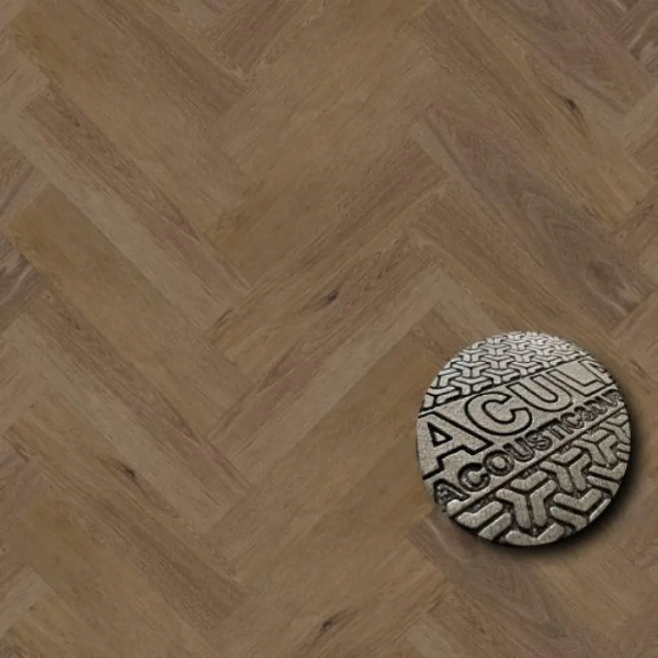 Panele winylowe jodełka z podkładem Arbiton Amaron Herringbone Acoustic - Dąb Georgetown - panele podłogowe na klik