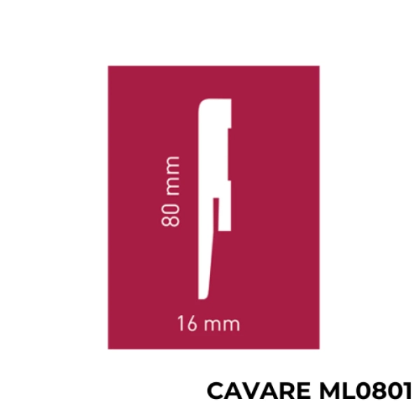 Listwa przypodłogowa MDF Arbiton CAVARE - Taupe ML0801