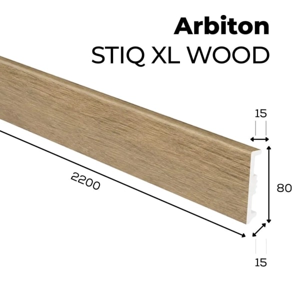 Listwa przypodłogowa Arbiton STIQ XL WOOD - Dąb Hanoi 270