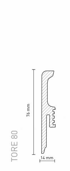 Listwa przypodłogowa PCV Arbiton TORE Monocolor - czarny 5