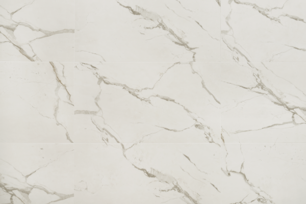 Płytki winylowe z podkładem Arbiton Amaron Forma Acoustic - Pietra Santa White - 91,4 x 45,7 cm - panele podłogowe na klik