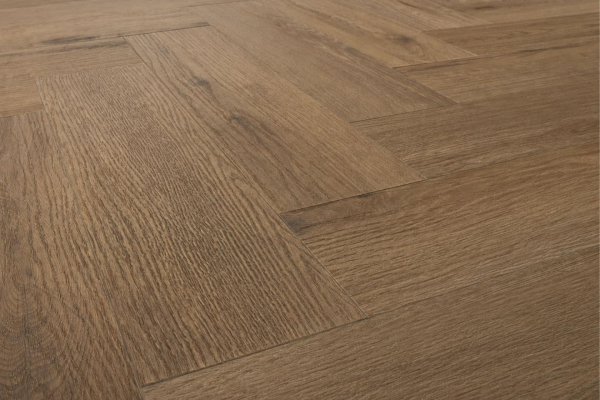 Panele winylowe jodełka TopBoden DRYBACK HERRINGBONE - Dąb Dark - panele podłogowe klejone
